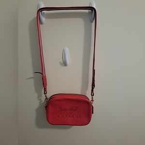 Red coach purse